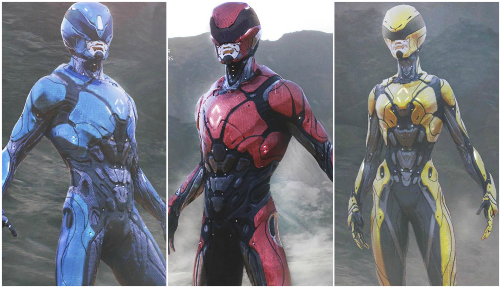 Rejected Power Rangers Movie Suits - Power Rangers NOW