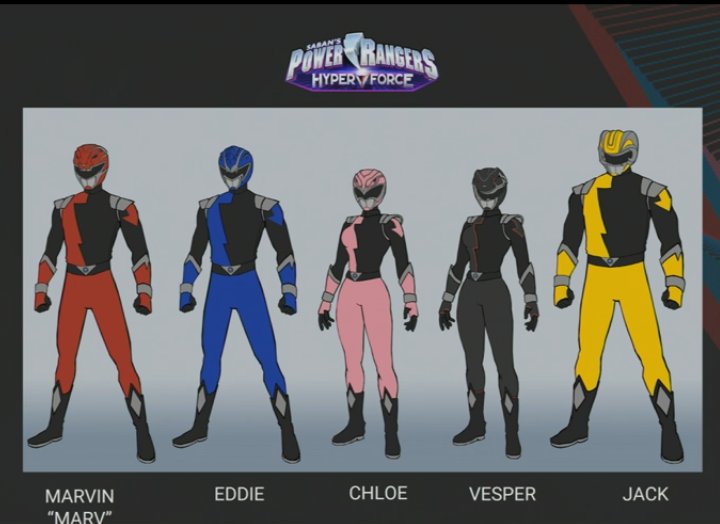 Mundo Tokusatsu: Power Rangers Hyperforce: Los Rangers